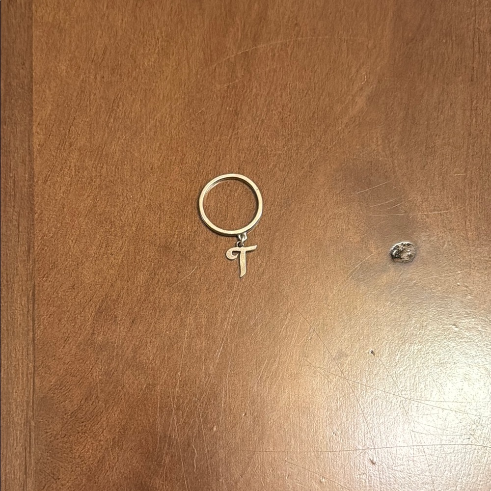 James Avery Silver Ring with Cross Charm